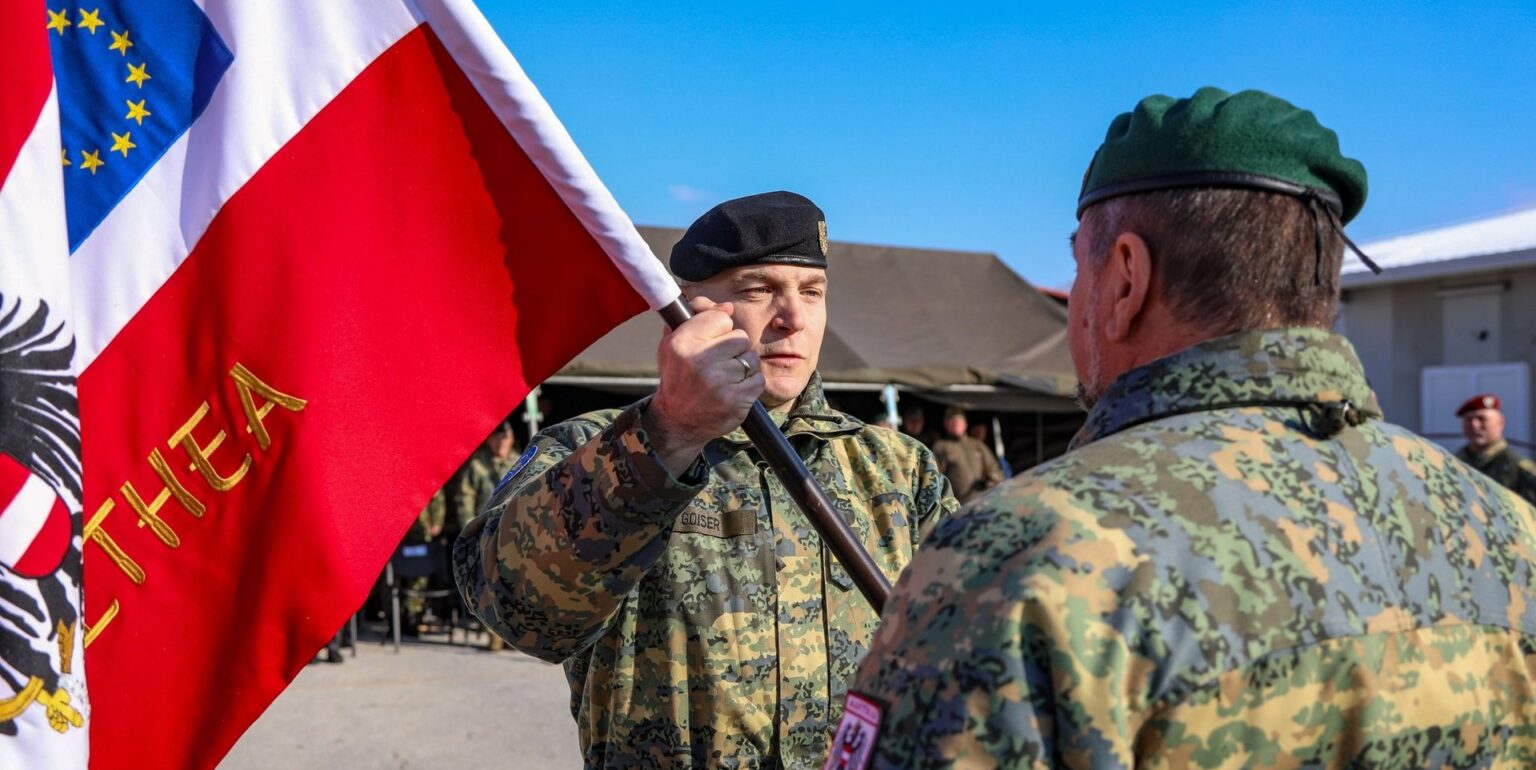 Over Command Handover of command in the EUFOR contingent