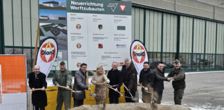 Spatenstich für Erweiterung des Fliegerhorsts Brumowski @Militär Aktuell/Zacharias