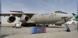 Neue Iljuschin Il-76MD-90AE auf der WDS @Wolfgang Jarisch