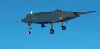 TAI: Stealth-Kampfdrohne Anka-3 in der Luft @TAI