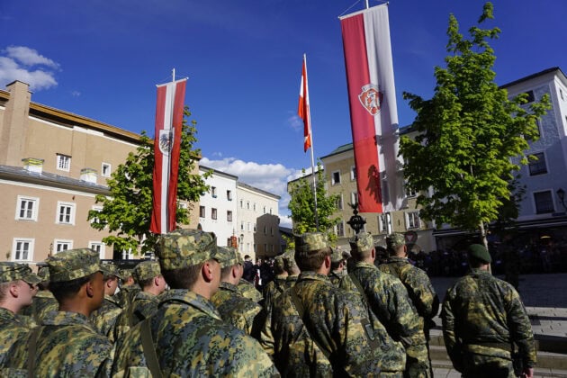 Angelobung in Hallein &ndash; &copy;Bundesheer/Steger