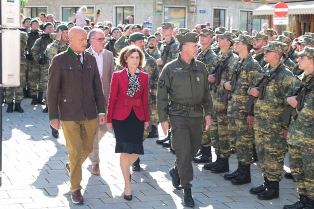 Angelobung in Hallein &ndash; &copy;Bundesheer/Steger