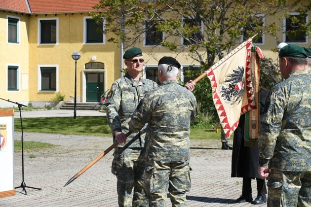 Oberst Michael Lippert & Oberstleutnant Franz Öllerer – ©Patrick Huber