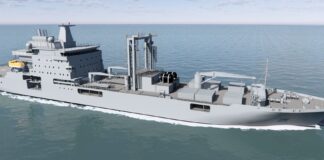 Keel laying for German Navy tanker