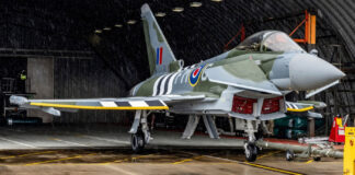2024 RAF solo display Eurofighter in D-Day look