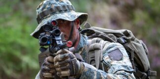 Soldiers of the “Seventh” trained ambush