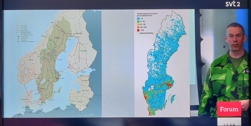 Schwedens Armeechef informiert im TV über die aktuelle Sicherheits- und Bedrohungslage – ©Georg Mader