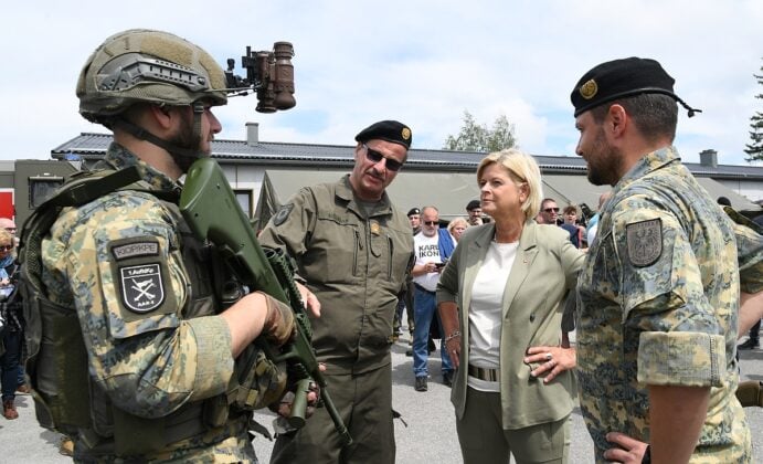 &Uuml;bergabe der neuen Nightfighter-Version des StG77 in Allentsteig &ndash; &copy;Patrick Huber