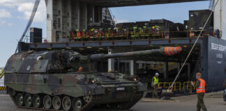 Bundeswehr übt Verteidigung der NATO-Ostflanke Panzerhaubitze – Bundeswehr/Drechsler