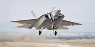 Turkish stealth fighter jet Kaan back in the air