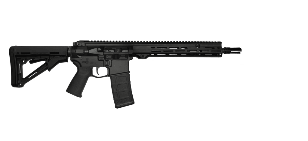 The Antreg ARS M4 2M LW with lightweight 10.5 inch barrel, M-LOK handguard and flash hider, which can also carry the in-house silencer, in version 1.0 ©Antreg