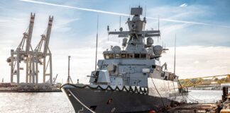 Bundeswehr: Neue Korvette auf „Karlsruhe” getauft Neue Korvette der Bundeswehr getauft ©NVL Group