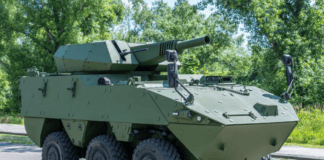Eurosatory: GDELS shows Pandur with Crossbow mortar