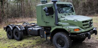 Mercedes: Zetros with protected driver’s cab ex works