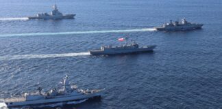 German Navy on major maneuvers in the Baltic Sea