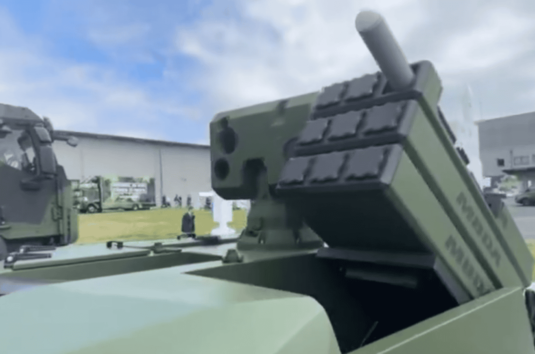 SADM-Integration auf Skyranger-Turm – ©MBDA SADM-Integration auf Skyranger-Turm – ©MBDA