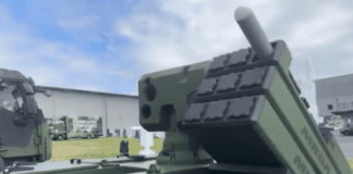 Rheinmetall & MBDA bringen SADM in den Skyranger SADM-Integration auf Skyranger-Turm – ©MBDA