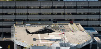 Austrian Armed Forces: Black Hawk landed at AKH