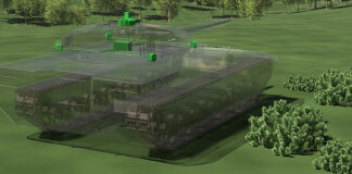 Selbstschutz-System MUSS 2.0 von Hensoldt vorgestellt Hensoldt stellt Selbstschutzsystem MUSS 2.0 vor – ©Hensoldt AG