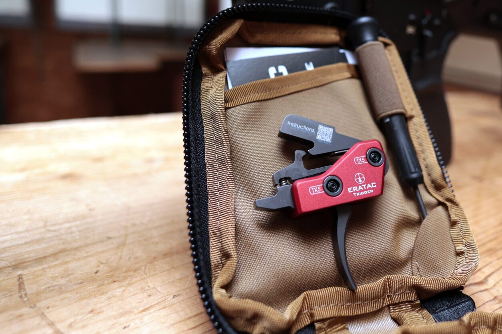 Ranger test: The new AR trigger from Eratac Fits into any standard AR system, according to Eratac: the new Eratac trigger. ©Militär Aktuell/Bendl