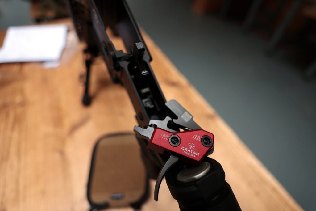 Ranger test: The new AR trigger from Eratac Shortly before assembly: the Eratac trigger for AR systems. ©Military News/Bendl