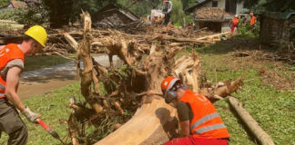 Bundesheer verstärkt Katastrophenhilfe Bundesheer-Soldaten im Katastrophenhilfseinsatz – ©Bundesheer/Sundl