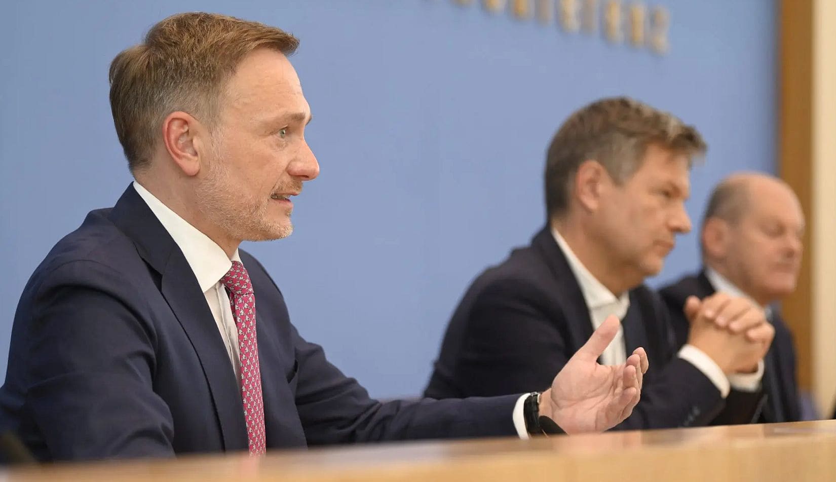 Germany says goodbye to the "turnaround" Germany's Finance Minister Christian Lindner - ©BPK