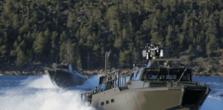 Saab baut neue Kampfboote für Schweden CB90 Next Generation Design Kampfboote der schwedischen Marine – ©Saab