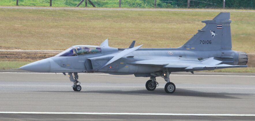 Gripen C der thail&auml;ndischen Luftwaffe &ndash; &copy;Georg Mader