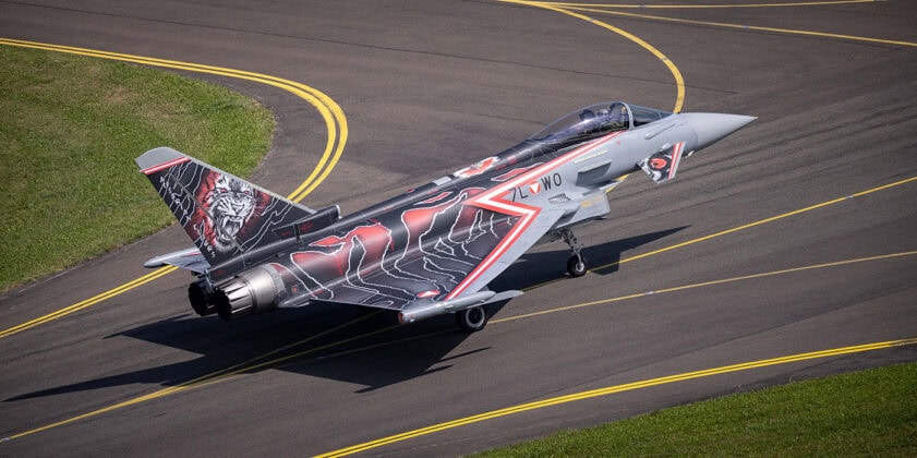 Eurofighter „Grey Tiger” des Bundesheeres – ©Bundesheer/Trippolt