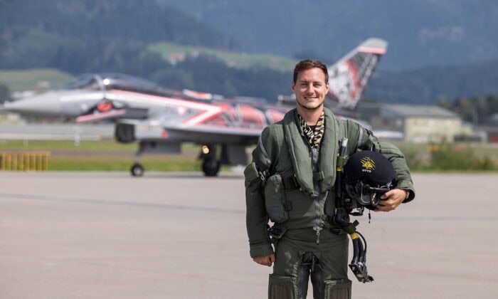 Eurofighter-Pilot Hauptmann Dominik „Otto“ Riedl – ©Bundesheer/Trippolt