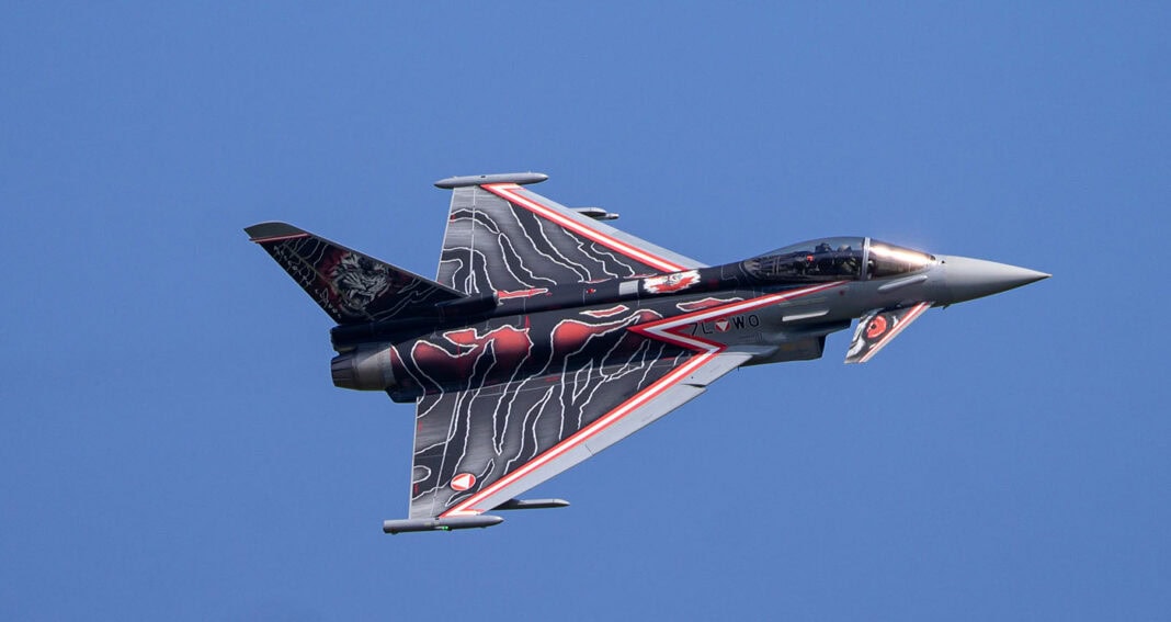 Eurofighter „Grey Tiger” des Bundesheeres – ©Bundesheer/Trippolt