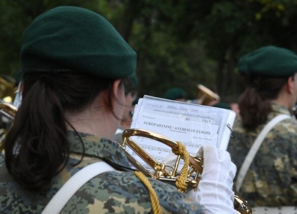 Angelobung vor Burg Lichtenstein – ©Patrick Huber
