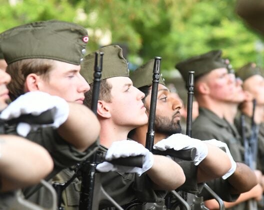 Angelobung vor Burg Lichtenstein – ©Patrick Huber
