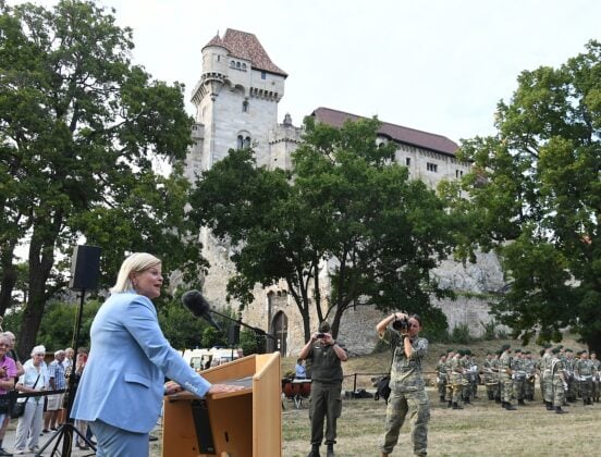 Angelobung vor Burg Lichtenstein – ©Patrick Huber