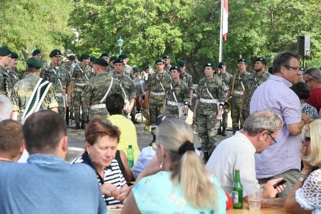 Angelobung vor Burg Lichtenstein – ©Patrick Huber
