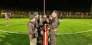 Swearing-in ceremony with taps in St. Koloman