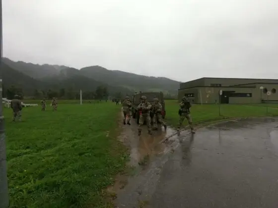 Bundesheer-Soldaten üben gemeinsam mit Soldaten der Vermont National Guard – ©ÖA/JgB18