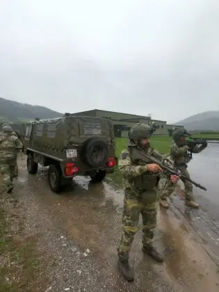 Bundesheer-Soldaten üben gemeinsam mit Soldaten der Vermont National Guard – ©ÖA/JgB18