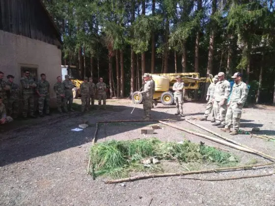 Bundesheer-Soldaten üben gemeinsam mit Soldaten der Vermont National Guard – ©ÖA/JgB18