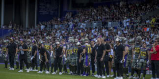 Vienna Vikings in the ELF final against Rhein Fire