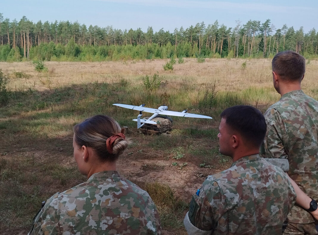 Quantum-Drohne bei der Übung „Grand Eagle II” – ©Quantum Systems