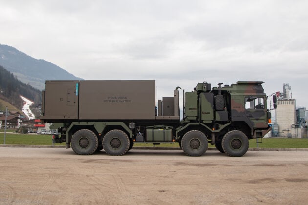 Wassertank Flat f&uuml;r die slowenischen Streitkr&auml;fte &ndash; &copy;Empl