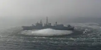 Bundeswehr schließt Ansprengungen in der Ostsee ab Ansprengversuche auf alte Fregatte „Karlsruhe” – ©Militär Aktuell