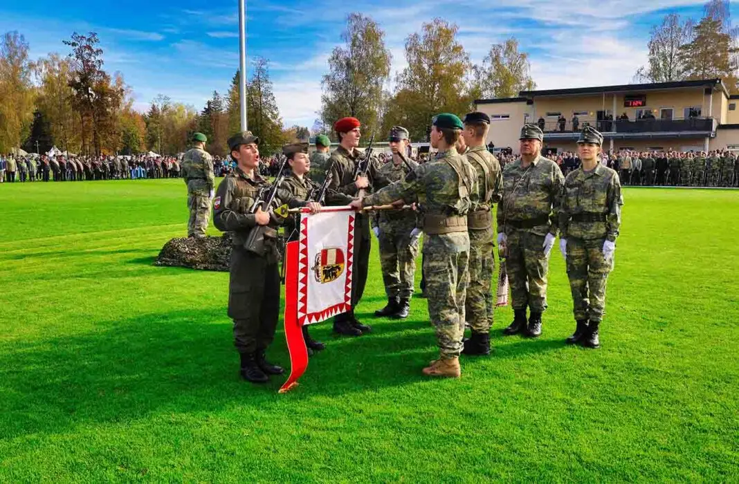 Angelobung in der Schwarzenberg-Kaserne – ©Bundesheer/Riedlsperger