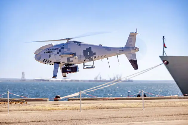 Camcopter S-100 auf der &bdquo;Repmus 2024&rdquo; &ndash; &copy;Schiebel