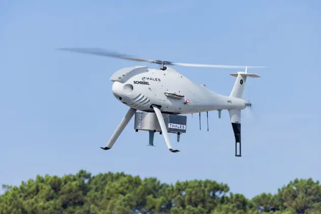 Camcopter S-100 auf der &bdquo;Repmus 2024&rdquo; &ndash; &copy;Schiebel