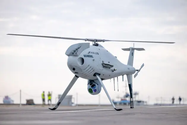 Camcopter S-100 auf der &bdquo;Repmus 2024&rdquo; &ndash; &copy;Schiebel