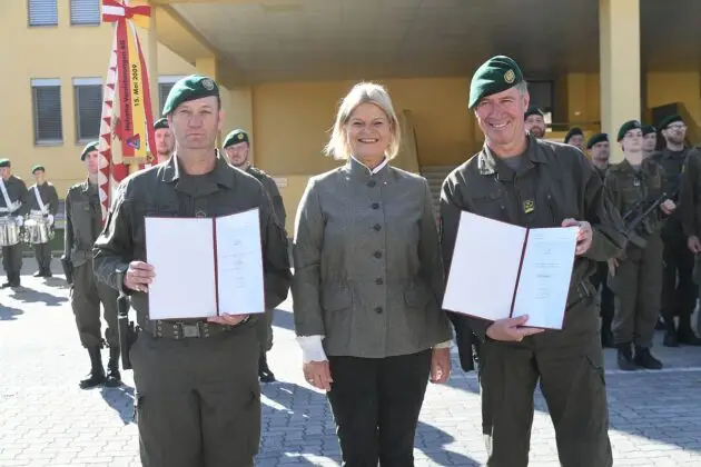 Kommandoübergabe beim Jägerbataillon Burgenland – ©Patrick Huber