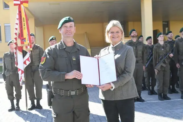 Kommandoübergabe beim Jägerbataillon Burgenland – ©Patrick Huber